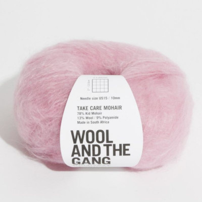 Wool and the Gang Take Care Mohair										 - Bubblegum Pink