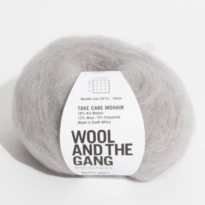 Wool and the Gang Take Care Mohair										 - 057 Dusty Grey