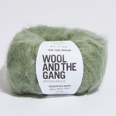 Wool and the Gang Take Care Mohair										 - 173 Eucalyptus Green
