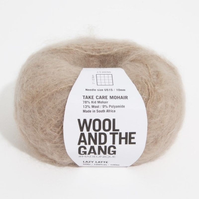 Wool and the Gang Take Care Mohair										 - 048 Lazy Latte