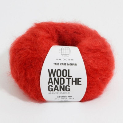 Wool and the Gang Take Care Mohair										 - 120 Lipstick Red