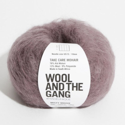 Wool and the Gang Take Care Mohair										 - 145 Misty Mauve