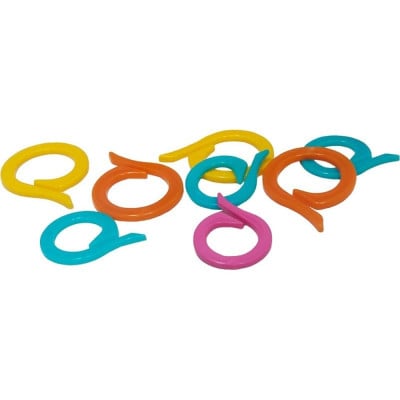 Pony Stitch Marker										 - 24 Split Ring Markers in 4 Colors and 2 Sizes