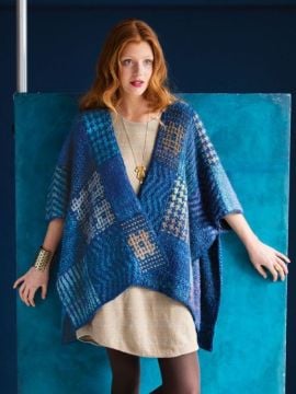 Noro MAG9-02 Patchwork Poncho