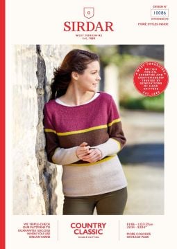 Sirdar Country Classic 10086 Three Colour Sweater