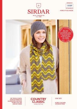 Sirdar Country Classic 10089 Hat and Scarf