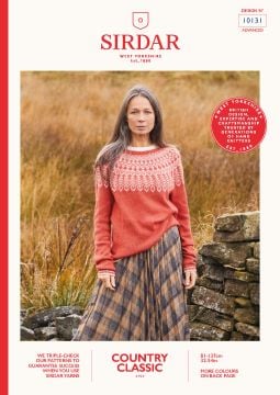Sirdar Country Classic 10131 Fairisle Yoked Sweater