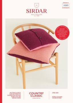 Sirdar Country Classic 10303 Colour-pop Button Back Cushion