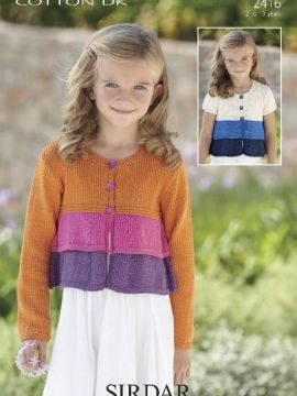 Sirdar 2416 Childs Cardigans