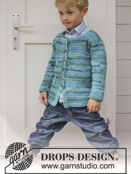 DROPS Little Lord Crochet Jacket