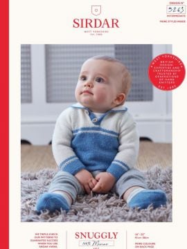 Sirdar 5263 Baby Polo Jumper & Booties