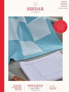 Sirdar 5272 Squares Baby Blanket