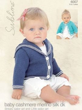 Sublime 6007 Stripey Sailor Girl & Little Sailor Girl