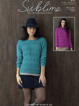 Sublime 6113 Woman's Round Neck & Cowl Neck Sweaters