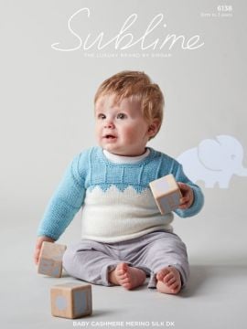 Sublime 6138 Contrast Yoke Baby Jumper
