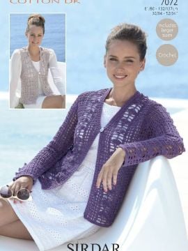 Sirdar 7072 Cardigan & Waistcoat