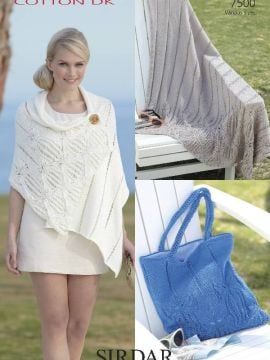 Sirdar 7500 Throw, Wrap & Bag