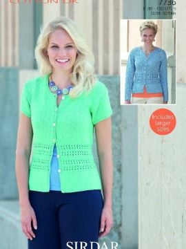 Sirdar 7736 Cardigans