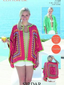 Sirdar 7739 Kimono Jacket