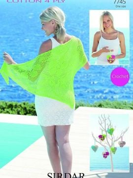 Sirdar 7745 Shawl & Hearts