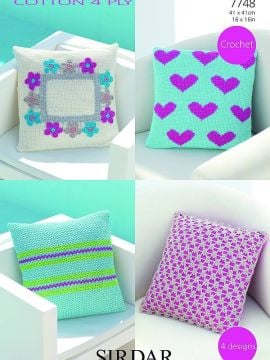Sirdar 7748 Cushion Covers