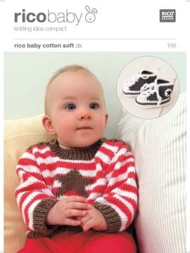 Rico KIC 169 Baby Star & Stripes Jumper & Booties