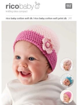 Rico KIC 241 Baby Crochet Hats & Booties