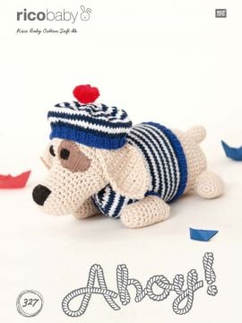 Rico KIC 327 Maritime Crochet Dog