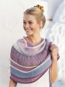 DROPS Pink Moon Shawl
