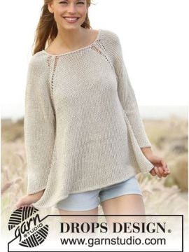 DROPS Everyday Comfort Jumper in Bomull-Lin