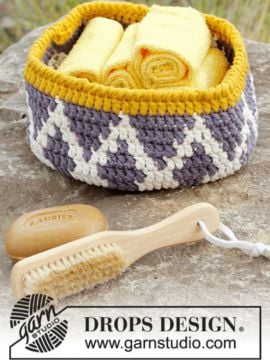 DROPS Quito Crochet Basket