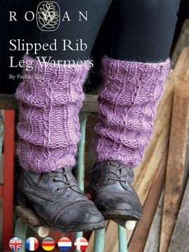 Rowan Slipped Rib Leg Warmers