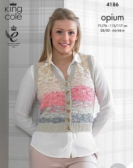 King Cole 4186 Waistcoat And Slipover