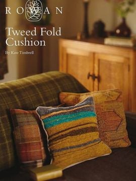 Rowan Tweed Fold Cushion
