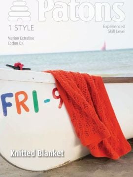 Patons 3982 Knitted Blanket
