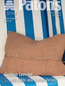 Patons 3986 Cushion Coverlet