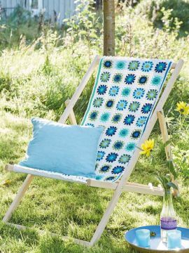 Patons Cotton Moments Crochet Deck Chair Cover