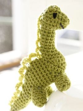 DROPS Crochet Dino Toy