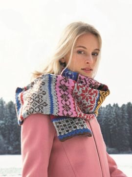 Patons Arne & Carlos Merino Moments Fairisle  Scarf
