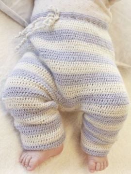 DROPS Heartthrob Crochet Baby Trousers
