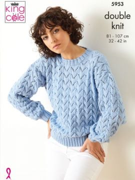 King Cole 5953 Sweater and Cardigan