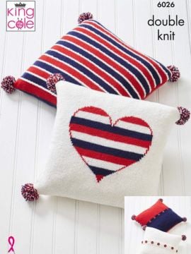 King Cole 6026 Cusion Covers, Teddy, Tea Cozy, Egg Cozy, Mug Cozy and Crown