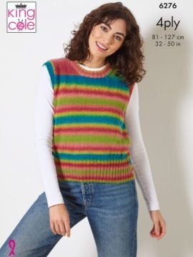 King Cole 6276 Sweater and Tank Top