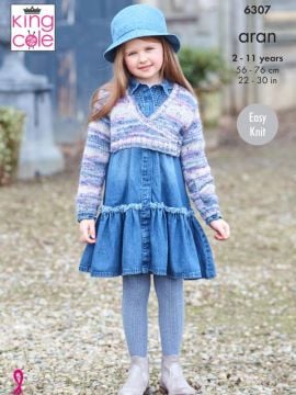 King Cole 6307 Children's Cardigans