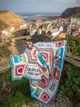 King Cole Postcards with Love Blanket CAL