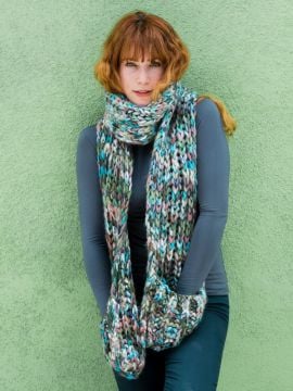 Louisa Harding L17-02 Prairie Creek Pocket Scarf