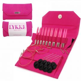 LYKKE Blush Interchangeable Circular Birchwood Knitting Needle Set 3.5in Tips