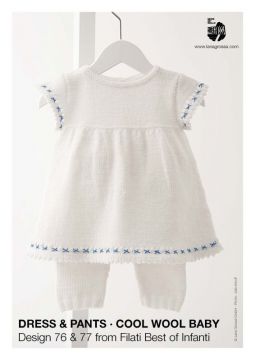 Lana Grossa - Cool Wool Baby - Filati Best of Infanti Design 76 & 77 - Dress & Pants