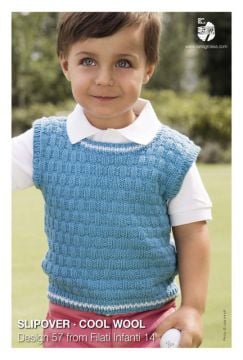 Lana Grossa - Filati Infanti 14 Design 57 - Cool Wool Slipover