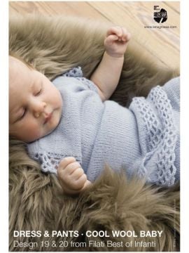 Lana Grossa - Filati Best of Infanti Design 19 & 20 - Cool Wool Baby Dress & Pants